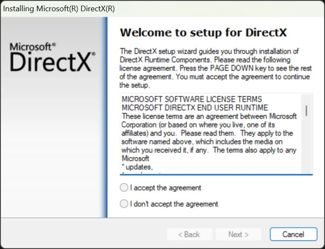 DirectX for Windows DirectX for Windows