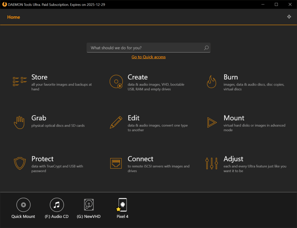 DAEMON Tools Ultra Screenshot DAEMON Tools Ultra Screenshot